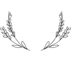 Stickdatei - Kranz 1 Doodle